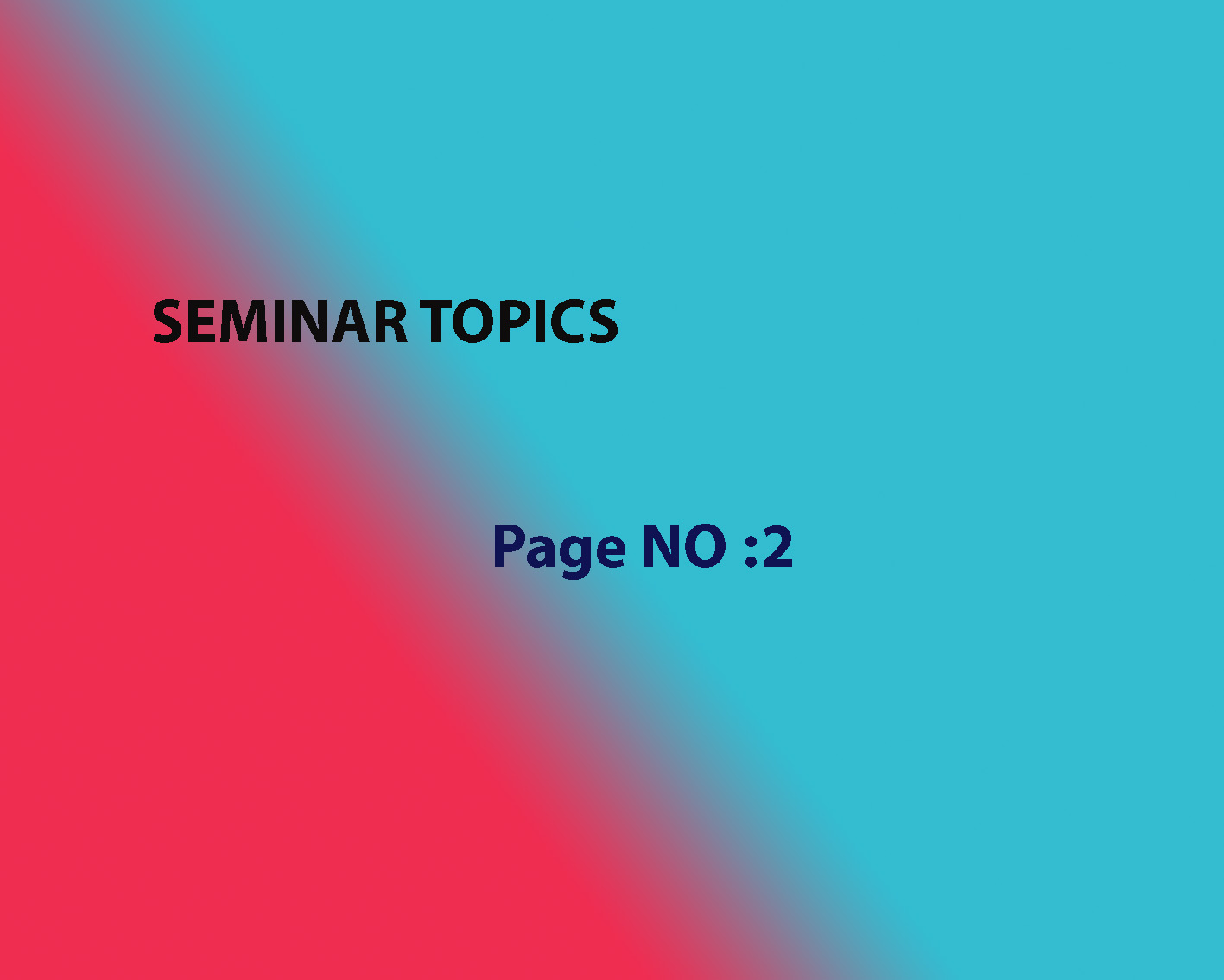 Awesome Seminar Topics For Civil Engineering Final Year Students Page NO 2
